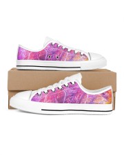 Purple Move Sneakers Men's Low Top White Shoes inside-left-outside-left