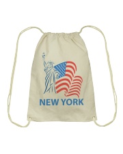 usa statue Drawstring Bag thumbnail