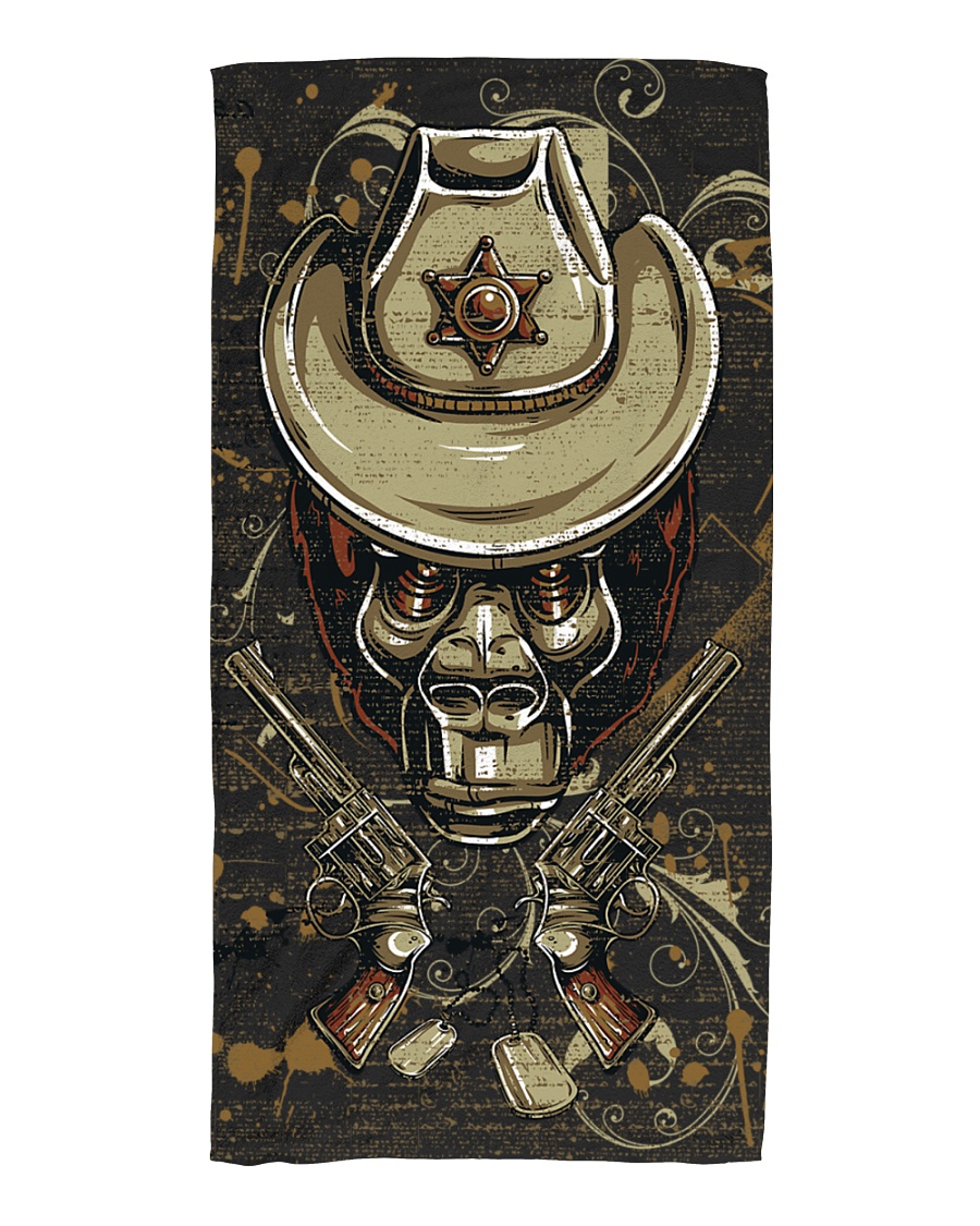Sheriff Chimp Beach Towel