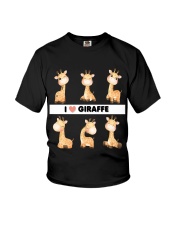 I LOVE GIRAFFE AMAZING GIFT Youth T-Shirt tile