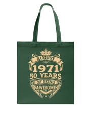 Awesome 1971 August Tote Bag tile
