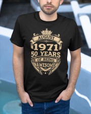 Awesome 1971 August Classic T-Shirt apparel-classic-tshirt-lifestyle-front-45
