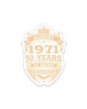 Awesome 1971 August Sticker tile