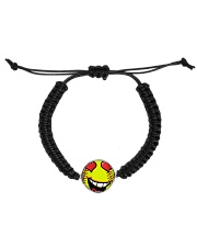 I love softball jewellery earrings and bracelet Cord Circle Bracelet front