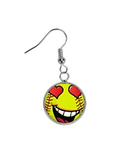 I love softball jewellery earrings and bracelet Circle Earrings thumbnail