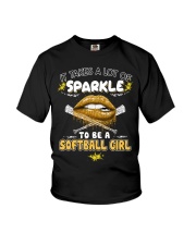 To be a softball girl Youth T-Shirt thumbnail
