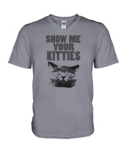 show me your kitties V-Neck T-Shirt thumbnail
