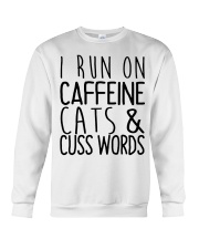 i run on cats Crewneck Sweatshirt thumbnail