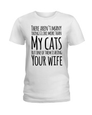 CAT WIFE Ladies T-Shirt front