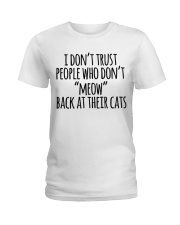 I DON'T TRUST Ladies T-Shirt front