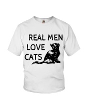 REAL MEN LOVE CATS Youth T-Shirt thumbnail