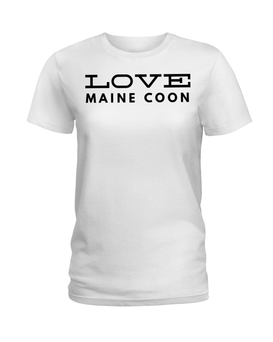 love maine coon Ladies T-Shirt
