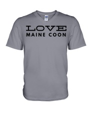 love maine coon V-Neck T-Shirt thumbnail