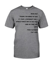 cat lady dad Classic T-Shirt thumbnail