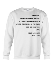 cat lady dad Crewneck Sweatshirt thumbnail