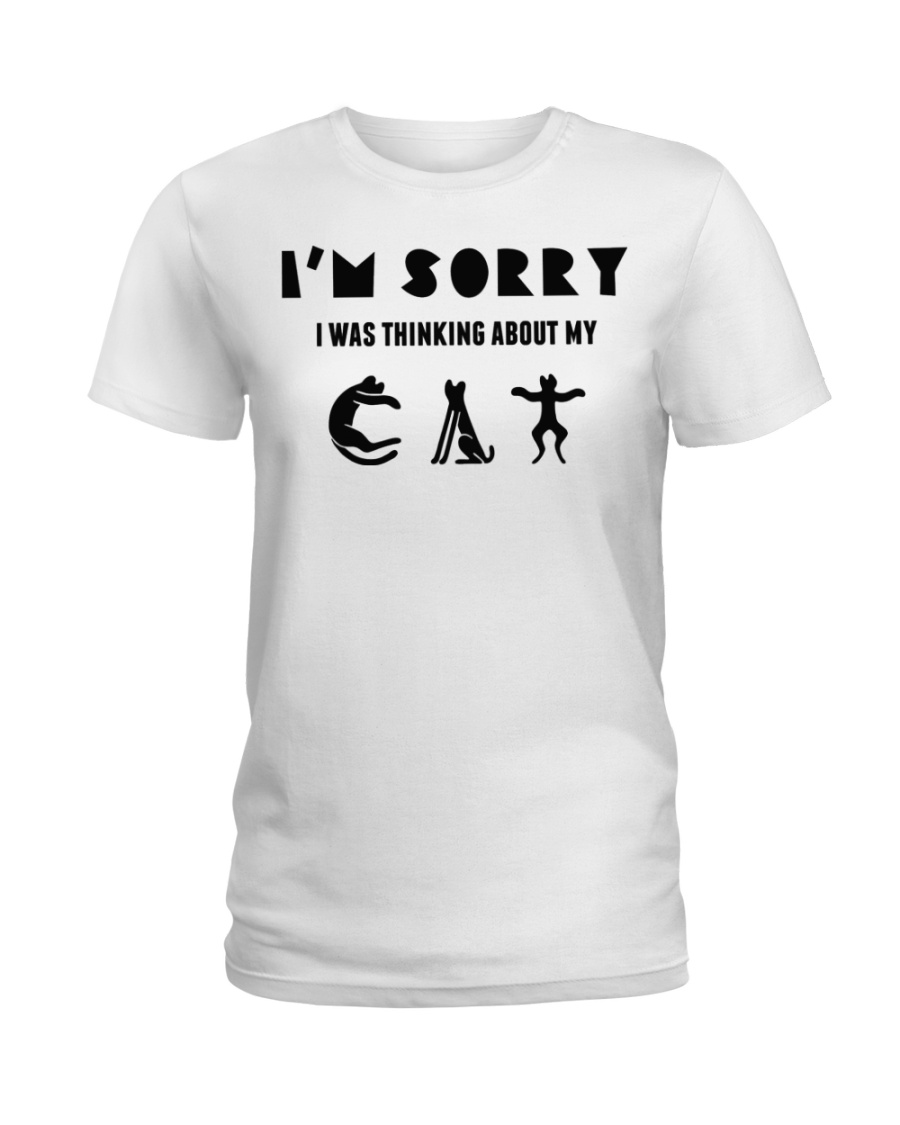 sorry cat Ladies T-Shirt
