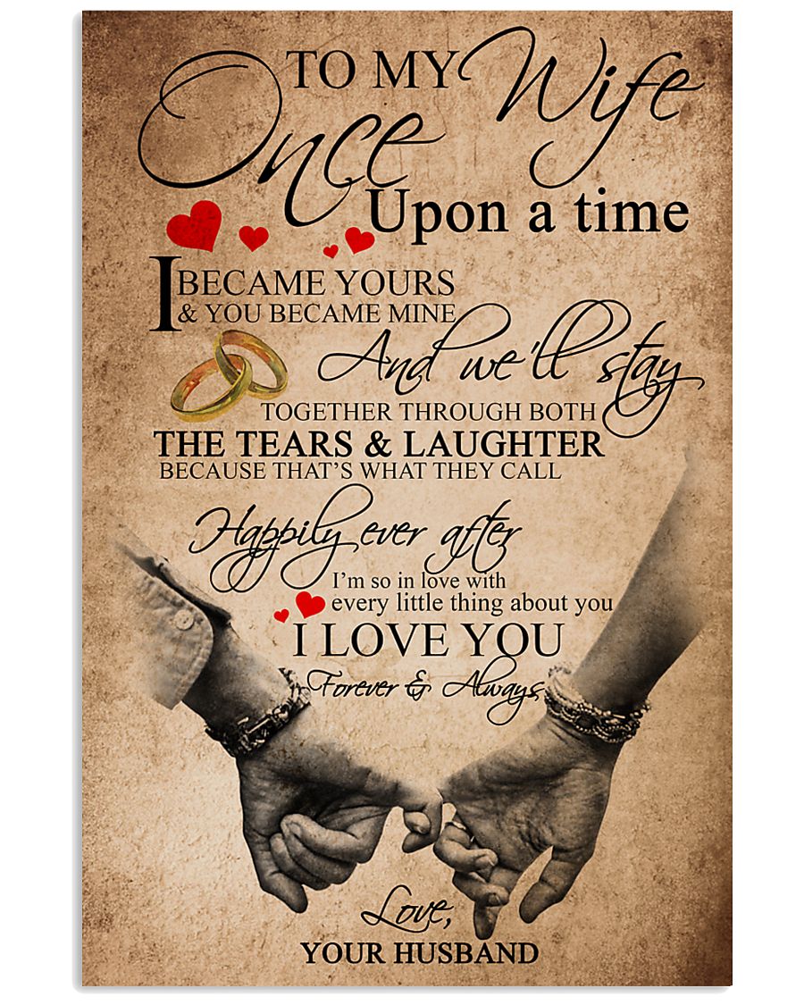 TO MY WIFE B01 11x17 Poster