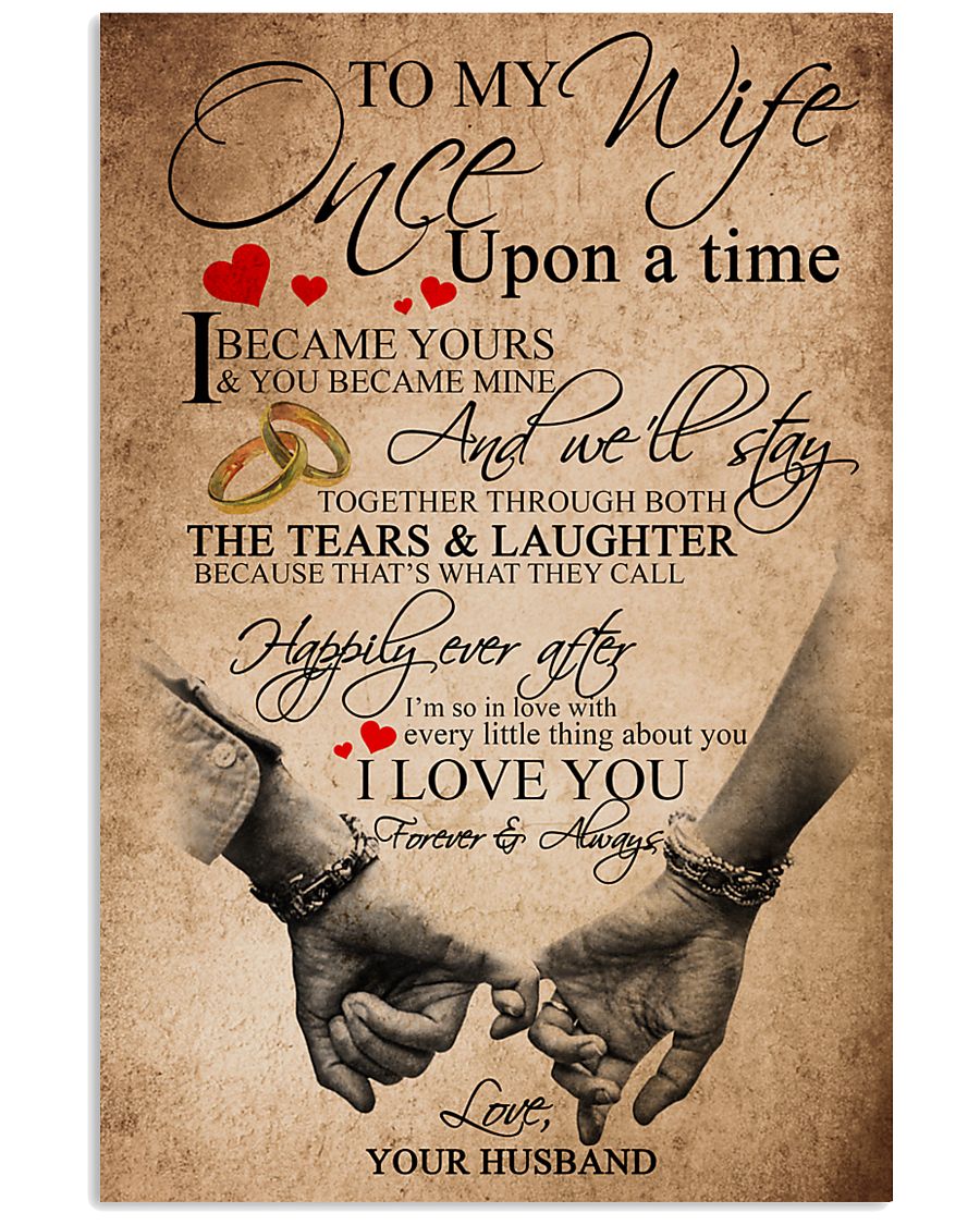TO MY WIFE B01 24x36 Poster
