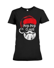 Pop-Pop Claus - Christmas Grandpa Gift T-Shirt Premium Fit Ladies Tee thumbnail