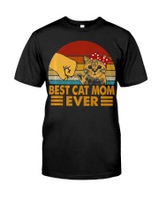 Best Cat Mom Ever Vintage Shirt Best Cat Mom Ever Premium Fit Mens Tee thumbnail