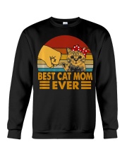 Best Cat Mom Ever Vintage Shirt Best Cat Mom Ever Crewneck Sweatshirt thumbnail