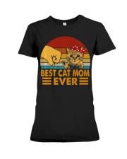 Best Cat Mom Ever Vintage Shirt Best Cat Mom Ever Premium Fit Ladies Tee thumbnail