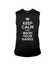 Keep Calm And Wash Your Hands - Flu Cold T-Shirt Sleeveless Tee thumbnail
