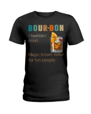 Bourbon Definition Magic Brown Water Vintage Ladies T-Shirt thumbnail