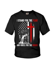 I Stand for the Flag and Kneel for the Cross Youth T-Shirt thumbnail