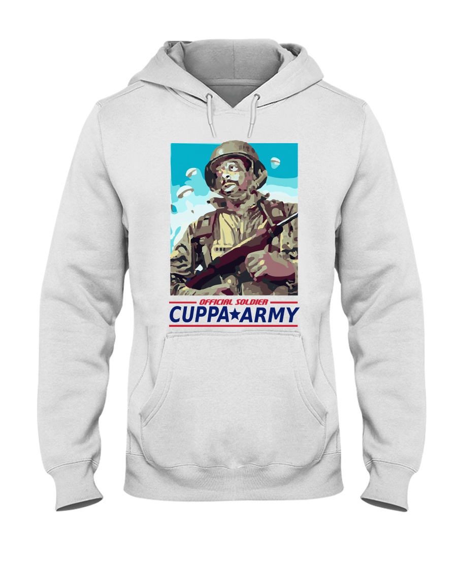 Cuppa Army T-shirt Official Hooded Sweatshirt