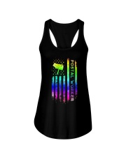 Postal Worker American Flag Mail Carrier Delivery Ladies Flowy Tank thumbnail