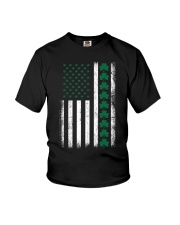 St Patrick's Day IRISH AMERICAN FLAG Vintage Youth T-Shirt thumbnail