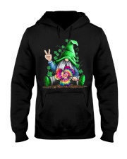 Hippie Gnomes T-Shirt Hippie Clover St Patrick's Hooded Sweatshirt front