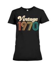 50th Birthday Gift - Vintage 1970 - Retro Bday 50 Premium Fit Ladies Tee thumbnail