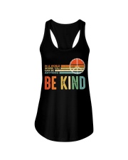 In A World Where You Can Be Anything Be Kind Ladies Flowy Tank thumbnail