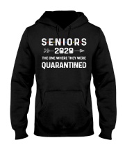 Seniors The One Where They Were Quarantined 2020 Hooded Sweatshirt front