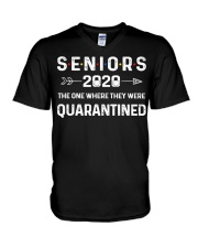 Seniors The One Where They Were Quarantined 2020 V-Neck T-Shirt thumbnail
