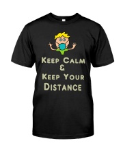 Social Distancing Keep Calm and Keep Your Premium Fit Mens Tee thumbnail