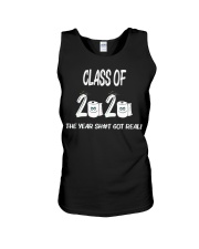 Funny Class Of 2020 The Year Shit Got Real Unisex Tank thumbnail