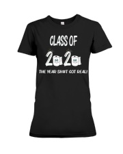 Funny Class Of 2020 The Year Shit Got Real Premium Fit Ladies Tee thumbnail