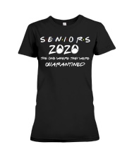 Class Of 2020 Graduation Senior Funny Quarantine Premium Fit Ladies Tee thumbnail