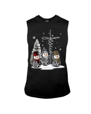 Faith Hope Love Hippie Peace Snowman Chistmas Sleeveless Tee thumbnail