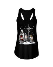 Faith Hope Love Hippie Peace Snowman Chistmas Ladies Flowy Tank thumbnail