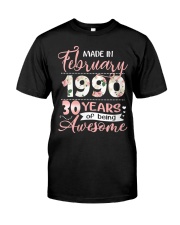 Made In February 1990 30 Yrs Old 30th Birthday Premium Fit Mens Tee thumbnail
