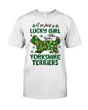 Just a lucky girl who loves Yorkshire Terrier Classic T-Shirt thumbnail