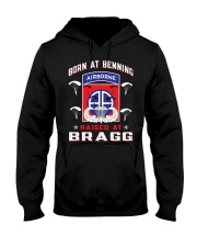 BORN AT BENNING-RAISED AT BRAGG Hooded Sweatshirt thumbnail