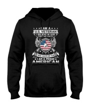 I AM A PROUD AMERICAN Hooded Sweatshirt thumbnail