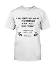 I AM A GRUMPY OLD Classic T-Shirt front