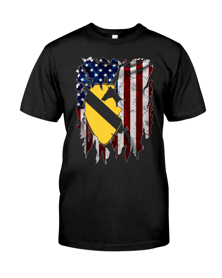 1St Cavalry Division American Flag Classic T-Shirt