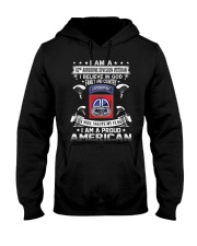 I AM A PROUD AMERICAN Hooded Sweatshirt thumbnail